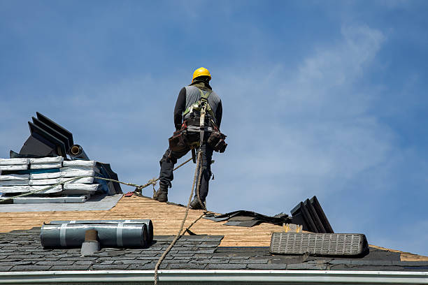 Professional Roof Installation technician working in Cusick, WA